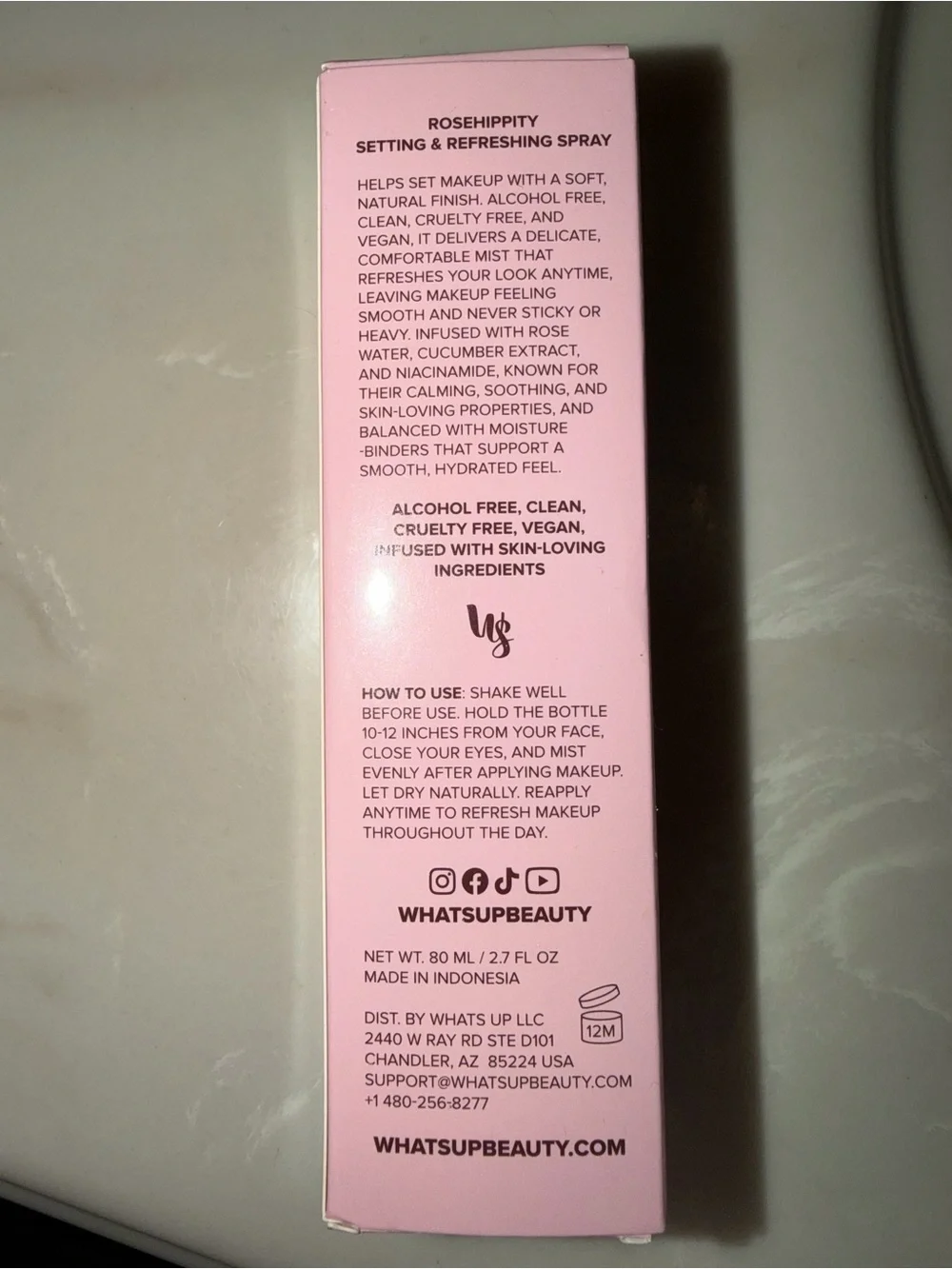 Whats Up Beauty Rosehipity Setting & Refreshing Spray
